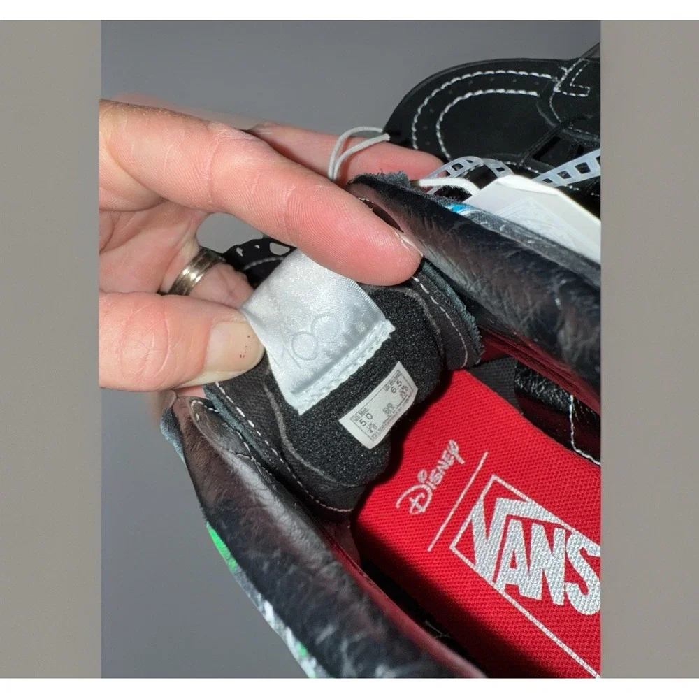 Vans X Disney 100 Villains Sk8 Hi Shoes Men's Size‎ 5 Womens 6.5 Black Sneakers